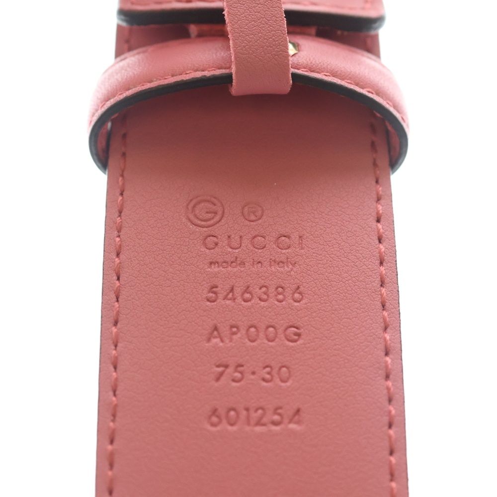Gucci Interlocking Leather Belt Pink Gold — view 5