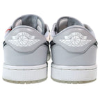 Dior Nike Air Jordan 1 Low OG Air 1 Low Cut Sneakers Gray White — view 3