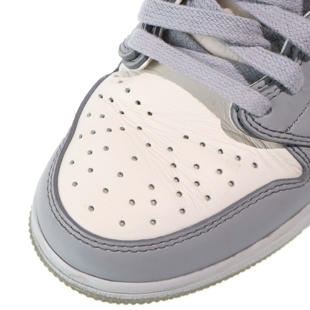 Dior Nike Air Jordan 1 Low OG Air 1 Low Cut Sneakers Gray White — view 6