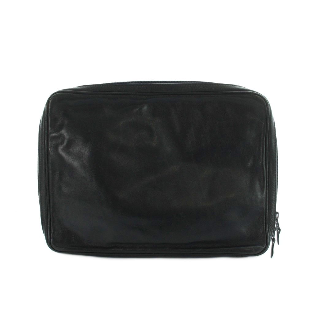 Loewe Clutch Second Leather Logo Black — view 2