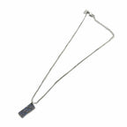 Dior Necklace Pendant Trotter Plate Logo Silver — view 3