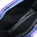 Celine Clutch Second Leather Logo Blue Purple — view 5