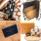 Louis Vuitton Boston Bag Speedy Bandouliere 25 LV Crafty Leather Brown — view 9