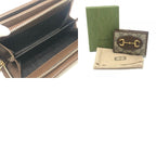Gucci Bifold Wallet Horsebit GG Supreme Canvas Brown — view 9