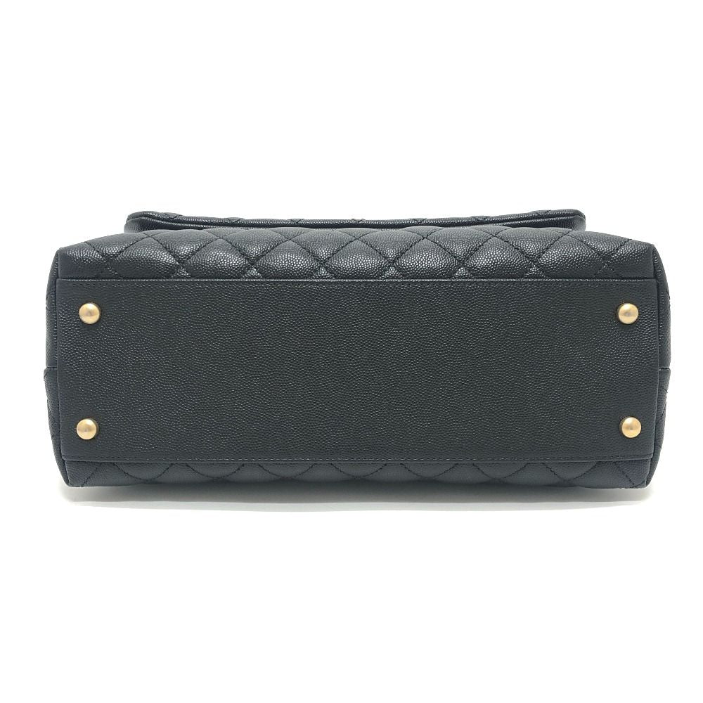Chanel Handbag Coco Handle 29 Caviar Leather Black — view 6