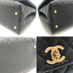 Chanel Handbag Coco Handle 29 Caviar Leather Black — view 7