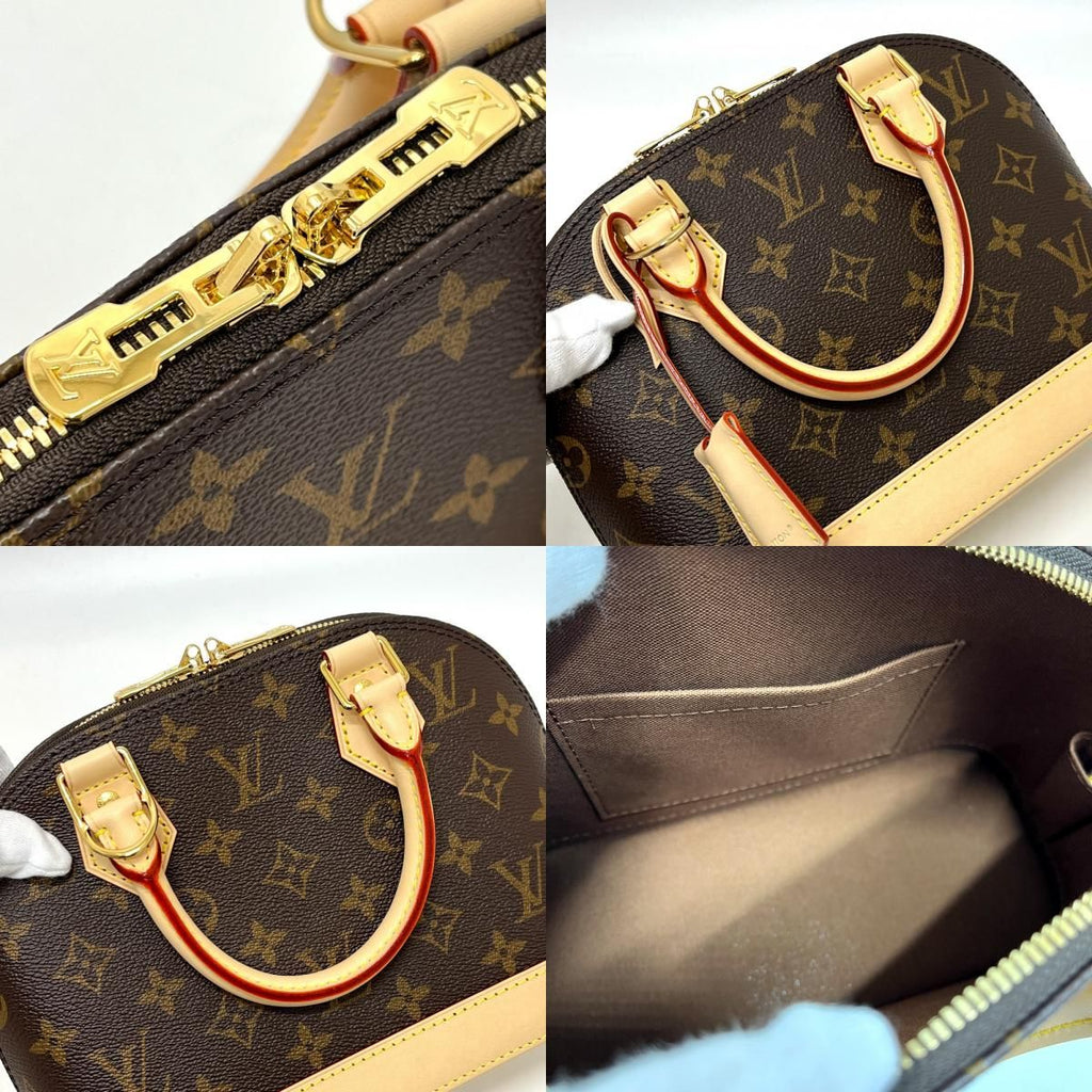 Louis Vuitton Handbag Alma BB Monogram Canvas Brown — view 8