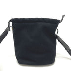 Saint Laurent Paris Shoulder Bag Rive Gauche Canvas Black — view 2