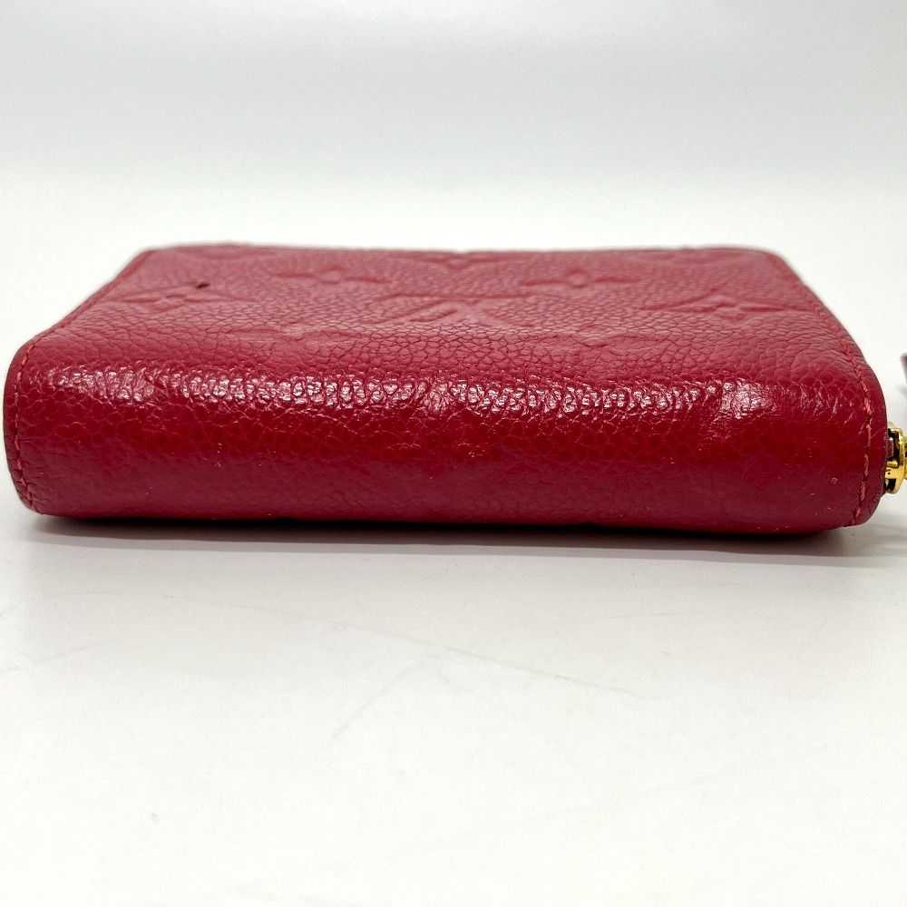 Louis Vuitton Coin Case Zippy Purse Monogram Empreinte Leather Red — view 5