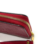 Louis Vuitton Coin Case Zippy Purse Monogram Empreinte Leather Red — view 7