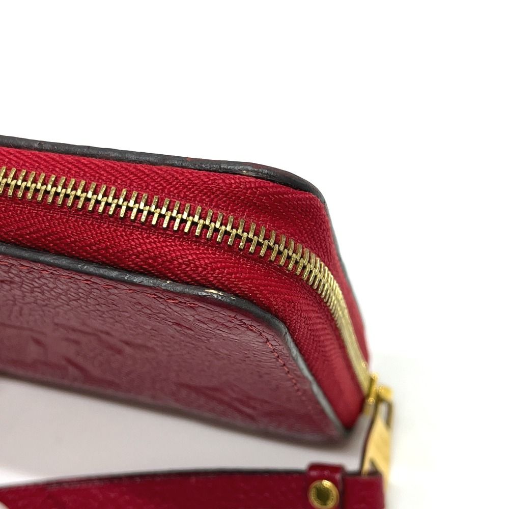 Louis Vuitton Coin Case Zippy Purse Monogram Empreinte Leather Red — view 7