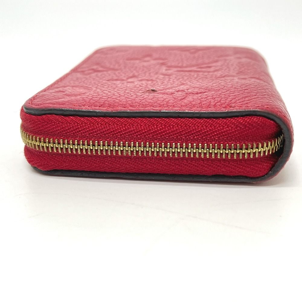 Louis Vuitton Coin Case Zippy Purse Monogram Empreinte Leather Red — view 4