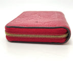 Louis Vuitton Coin Case Zippy Purse Monogram Empreinte Leather Red — view 4