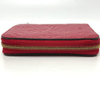 Louis Vuitton Coin Case Zippy Purse Monogram Empreinte Leather Red — view 3