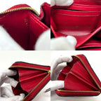 Louis Vuitton Coin Case Zippy Purse Monogram Empreinte Leather Red — view 9