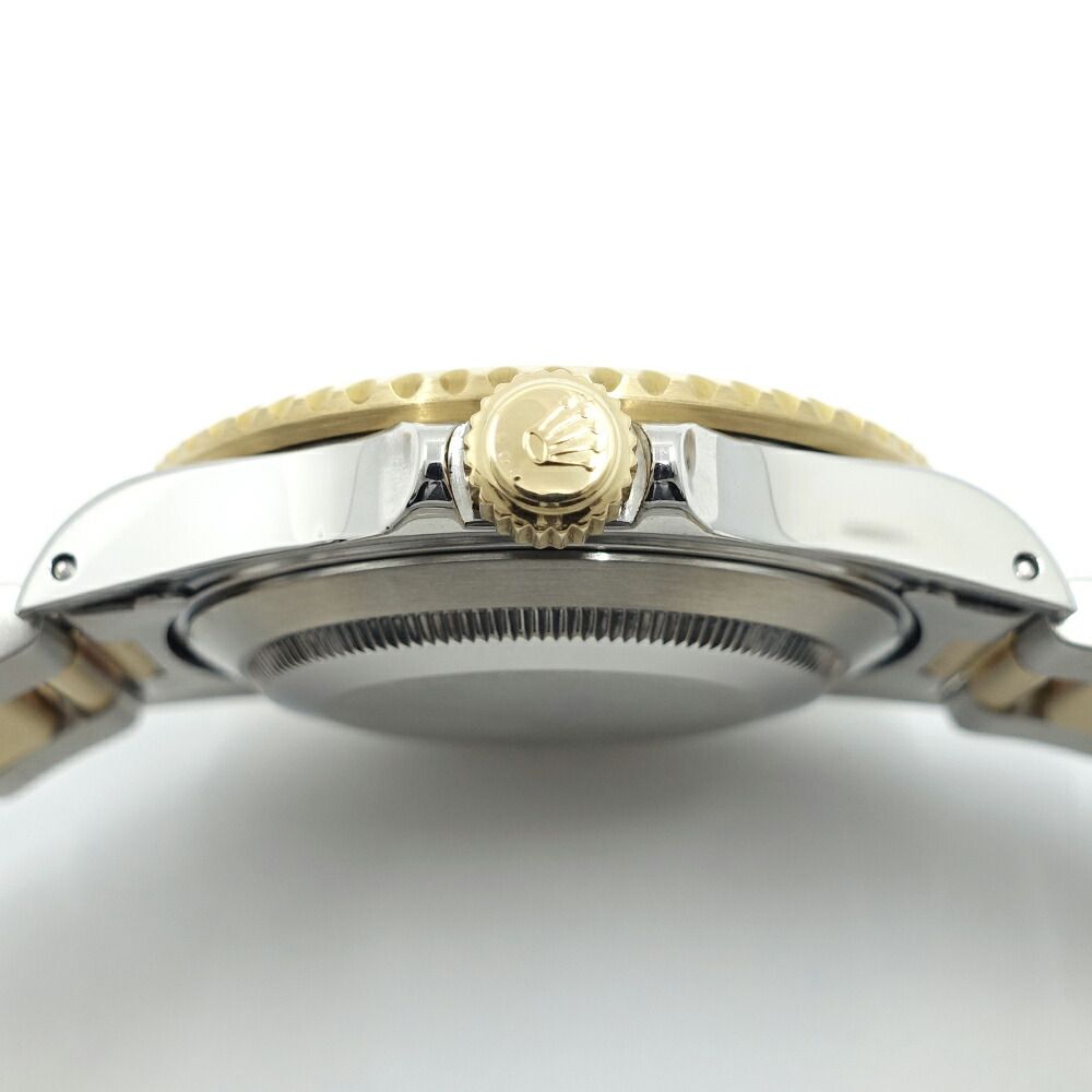Rolex Submariner Date T Number Blue Ss YG Combination Watch Polished — view 4