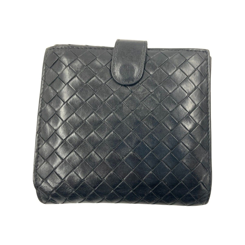 Bottega Veneta Intrecciato Bifold Wallet Black — view 2