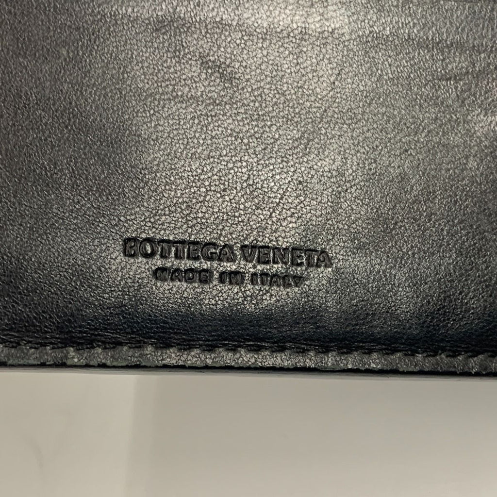 Bottega Veneta Intrecciato Bifold Wallet Black — view 7