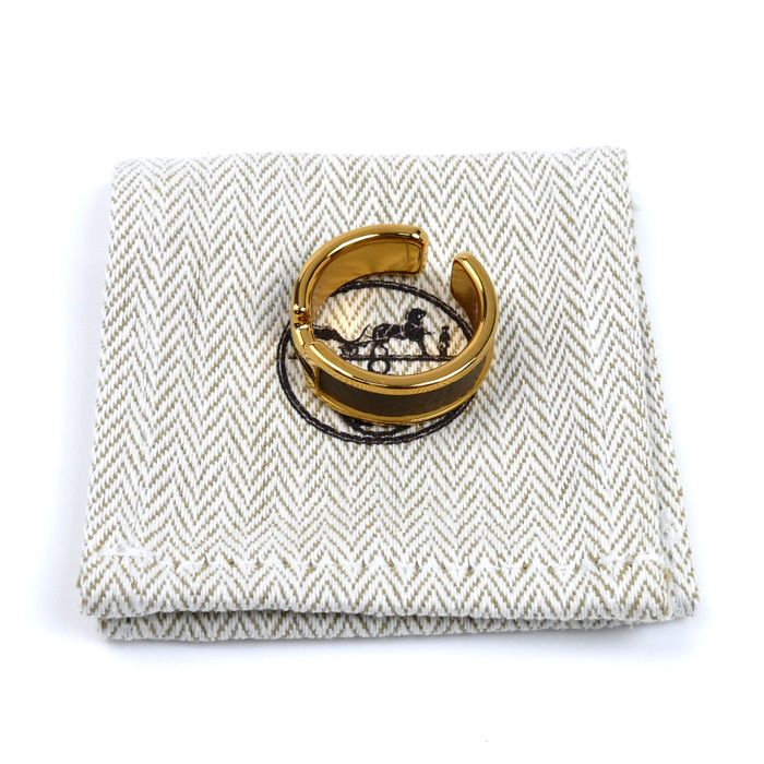 Hermes Leather Olympe GM Earrings — view 5