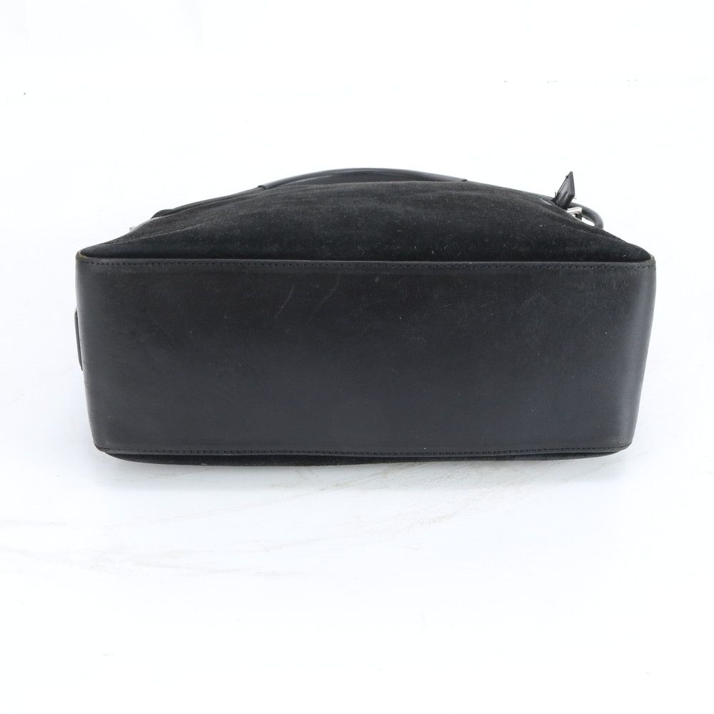 Gucci Suede 001 Leather Shoulder Bag Hand Black — view 6
