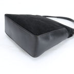 Gucci Suede 001 Leather Shoulder Bag Hand Black — view 5