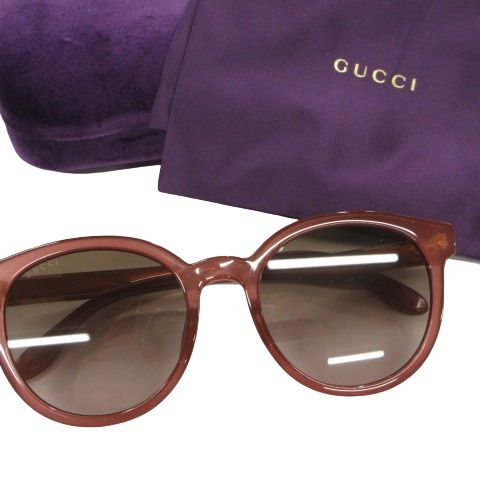 Gucci Sunglasses 003 Pink Eyewear Self Frame — view 9