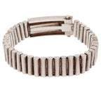 Bottega Veneta Dalmatian Stone Silver Bracelet XS — view 2
