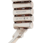 Bottega Veneta Dalmatian Stone Silver Bracelet XS — view 3