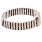 Bottega Veneta Dalmatian Stone Silver Bracelet XS — view 4