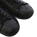 Louis Vuitton Luxembourg Line Monogram Eclipse Sneakers Shoes Leather 7 Black YT — view 3