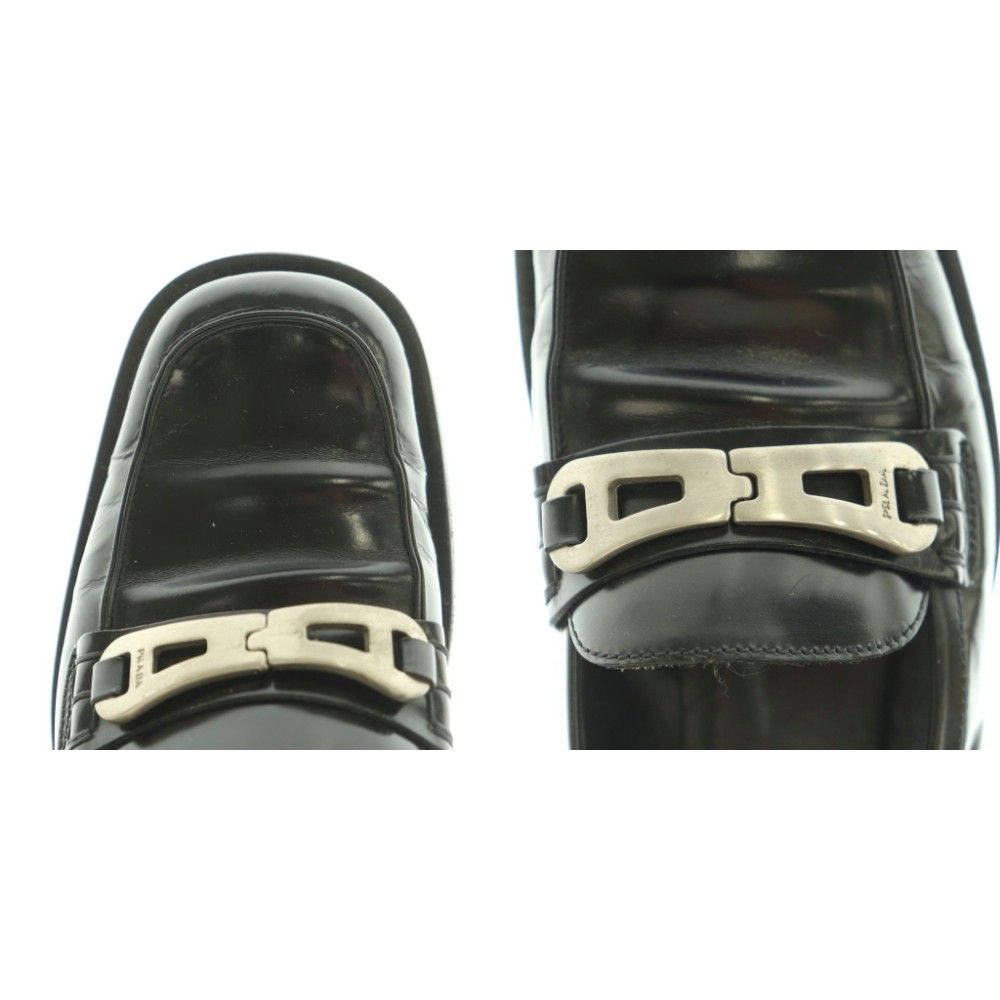 Prada Loafers Square Toe 36.5 Black — view 9