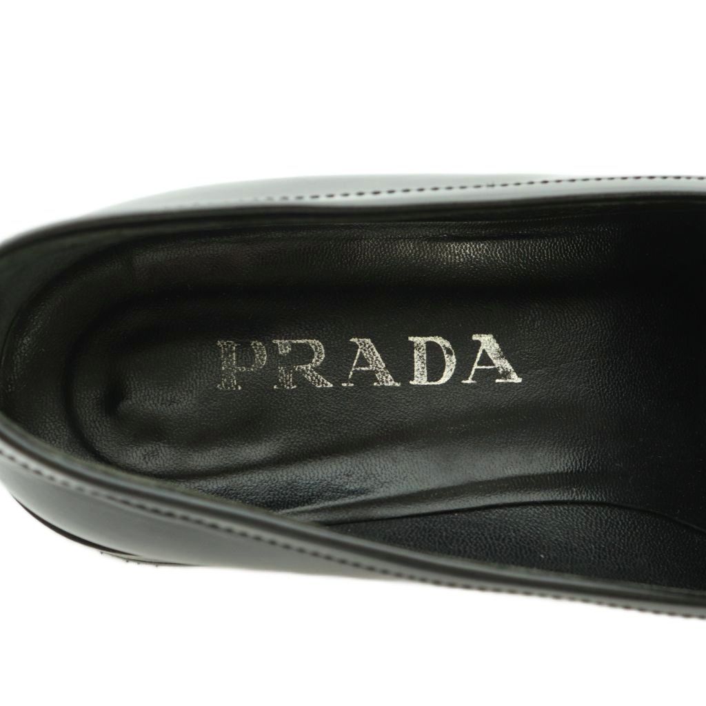 Prada Loafers Square Toe 36.5 Black — view 8