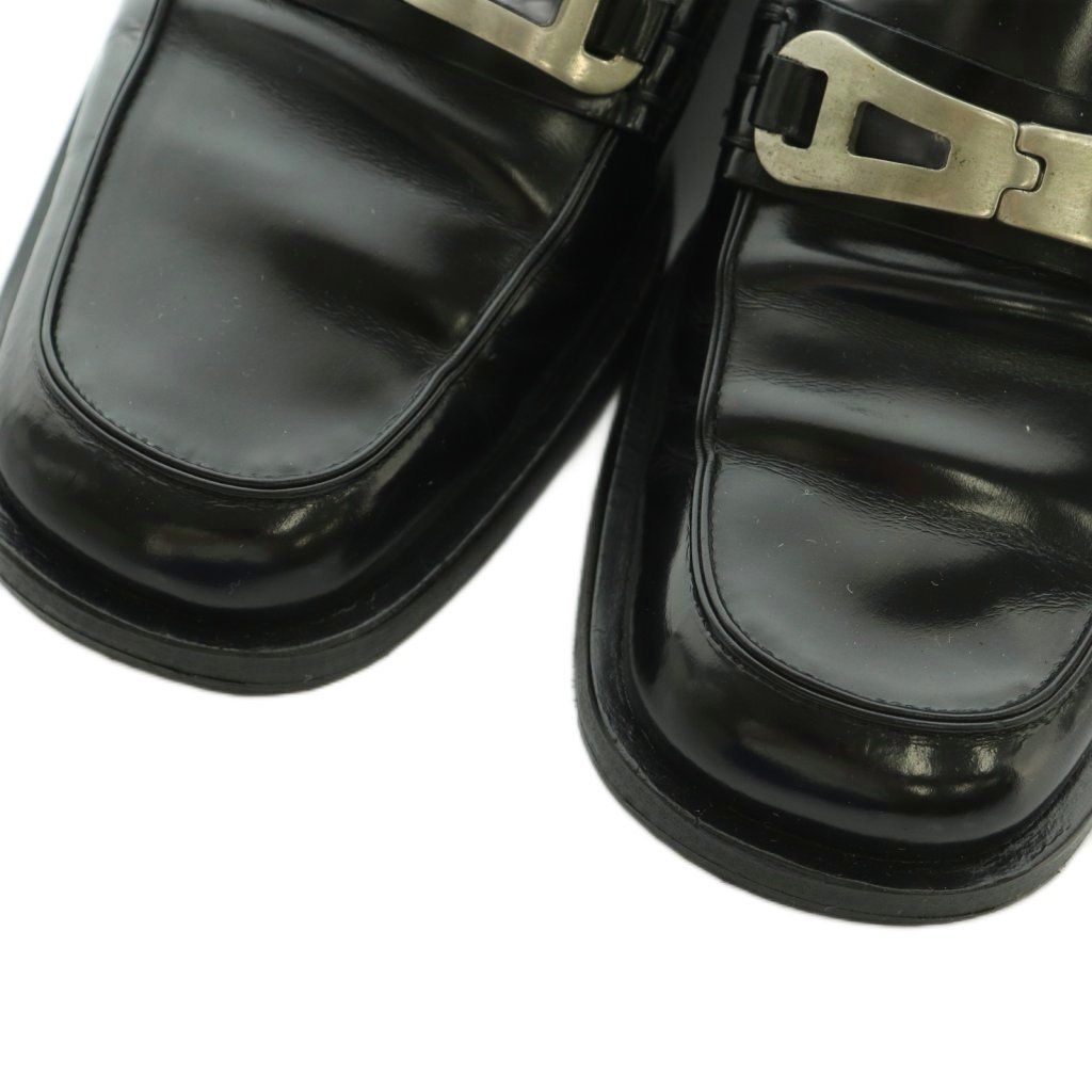 Prada Loafers Square Toe 36.5 Black — view 3