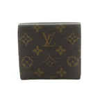 Louis Vuitton Portefeuille Elise Wallet Bifold Coin Purse Monogram Pattern Brown — view 2