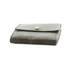 Louis Vuitton Portefeuille Elise Wallet Bifold Coin Purse Monogram Pattern Brown — view 4