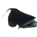 Bottega Veneta Intrecciato Wallet Bifold Coin Purse Leather Black — view 6