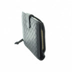 Bottega Veneta Intrecciato Wallet Bifold Coin Purse Leather Black — view 3