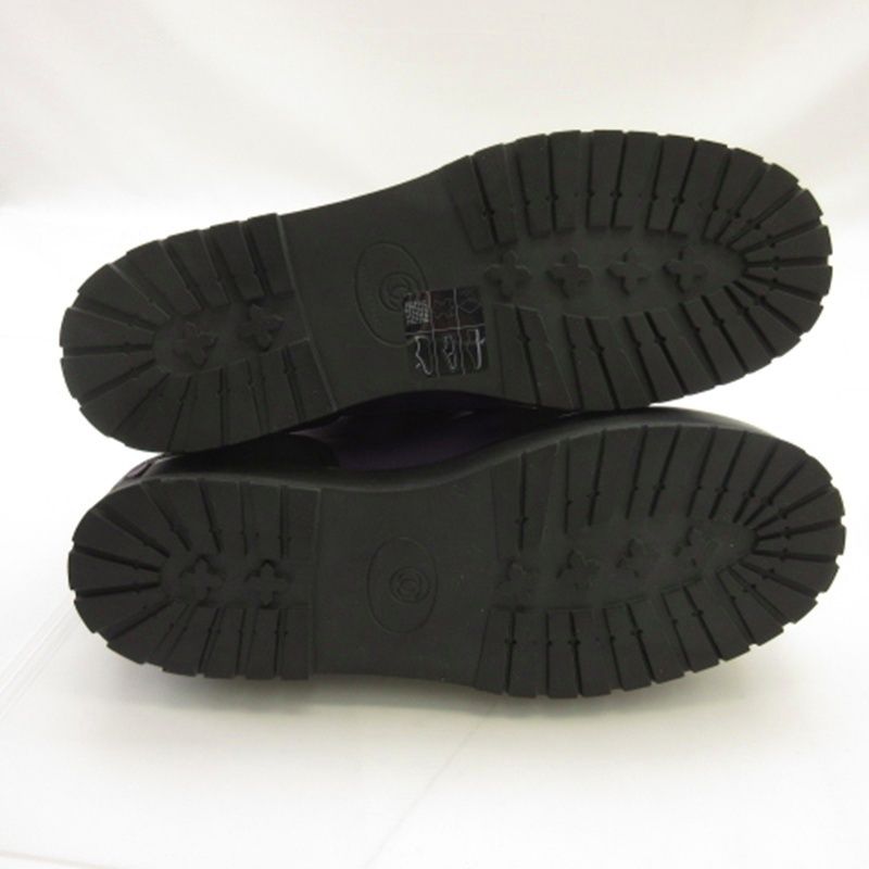 Chanel CC Logo Thick Sole Sneakers Purple 36 — view 6