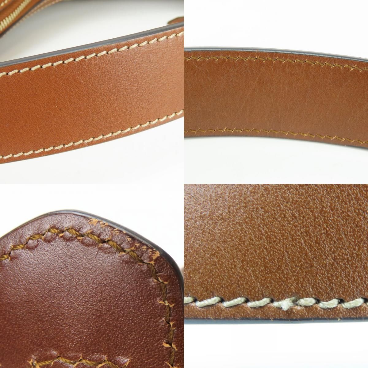 Gucci Shoulder Bag Hobo GG Supreme Canvas Leather Beige Brown Bag Daily Use — view 7