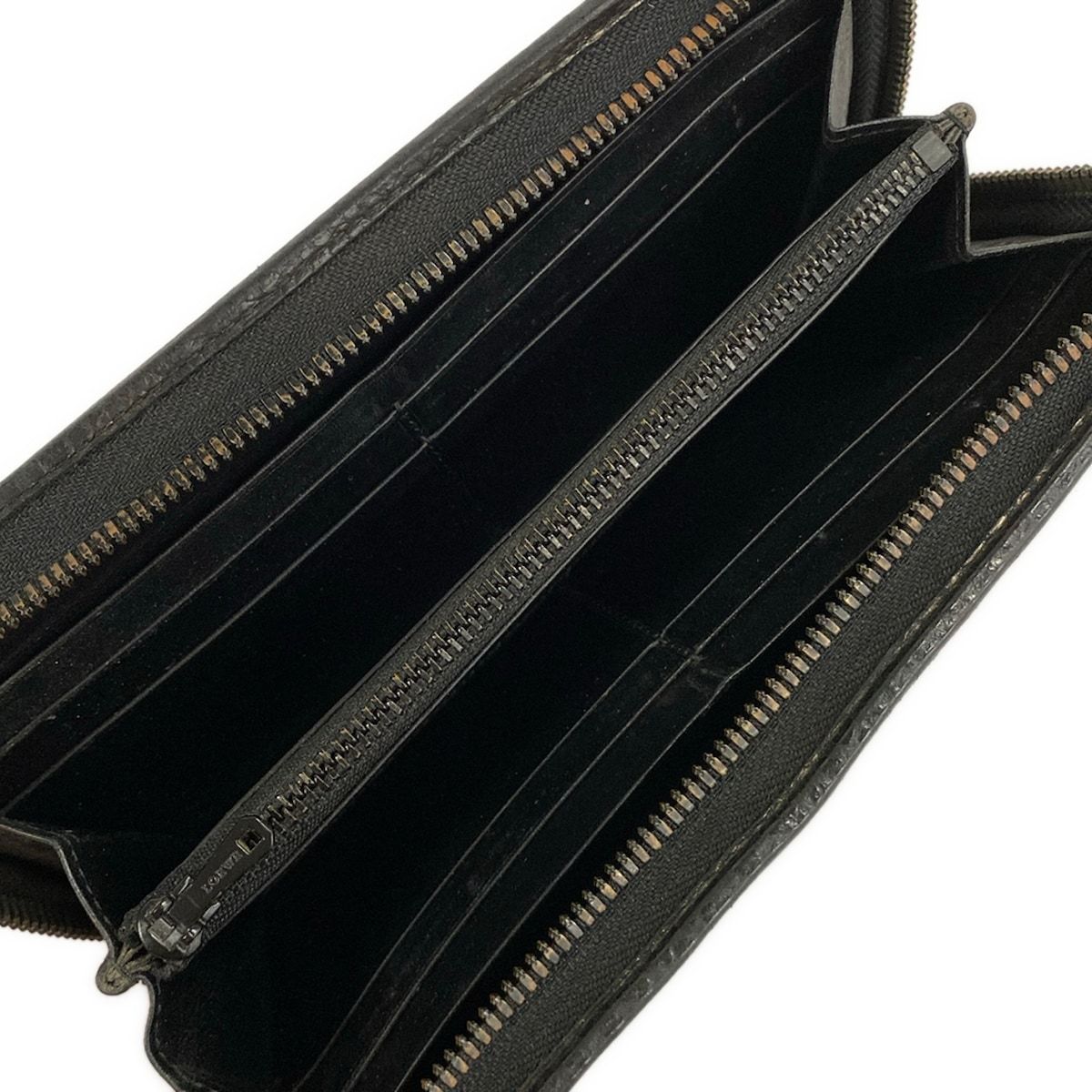 Loewe Wallet Black Zip Around Leather — view 3