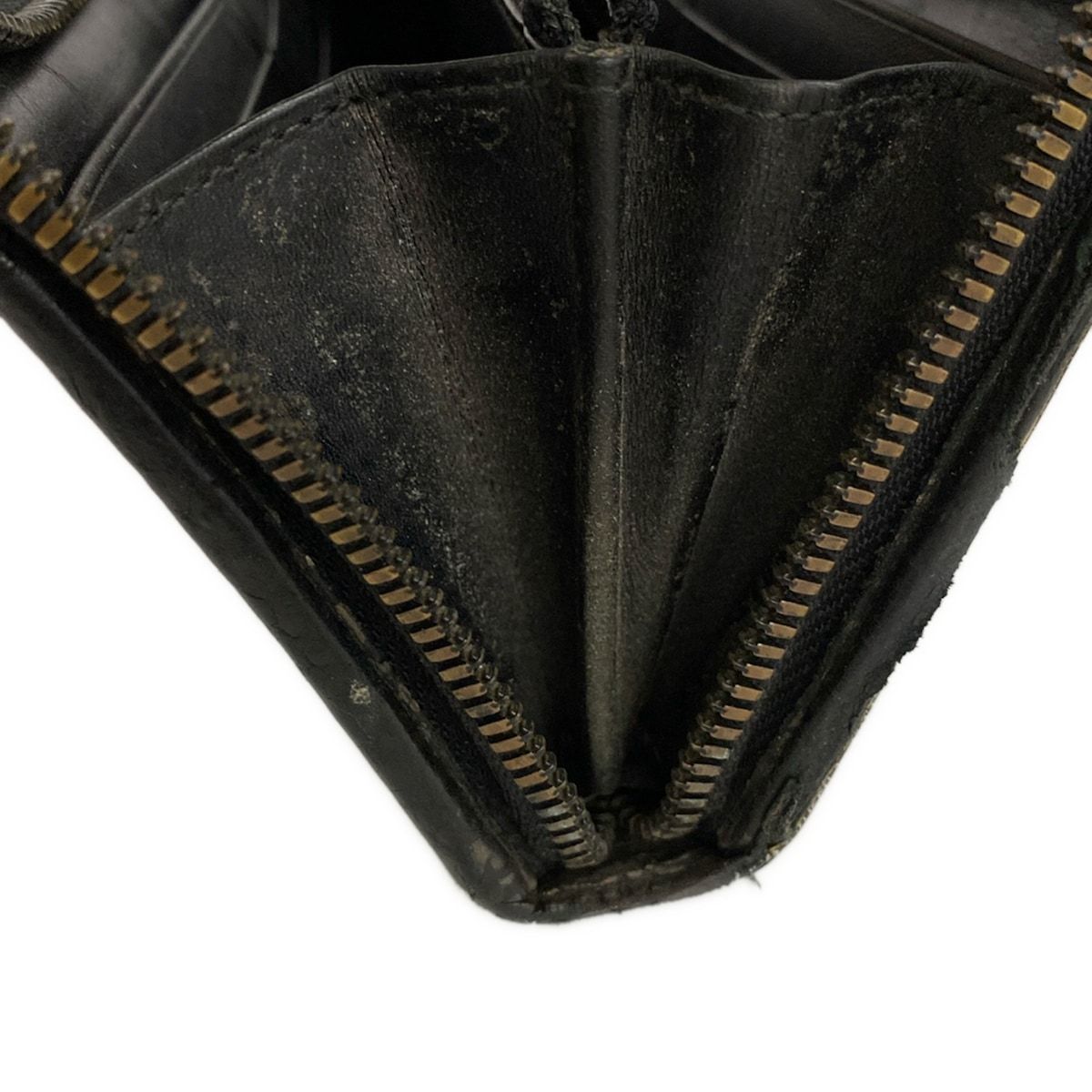 Loewe Wallet Black Zip Around Leather — view 6