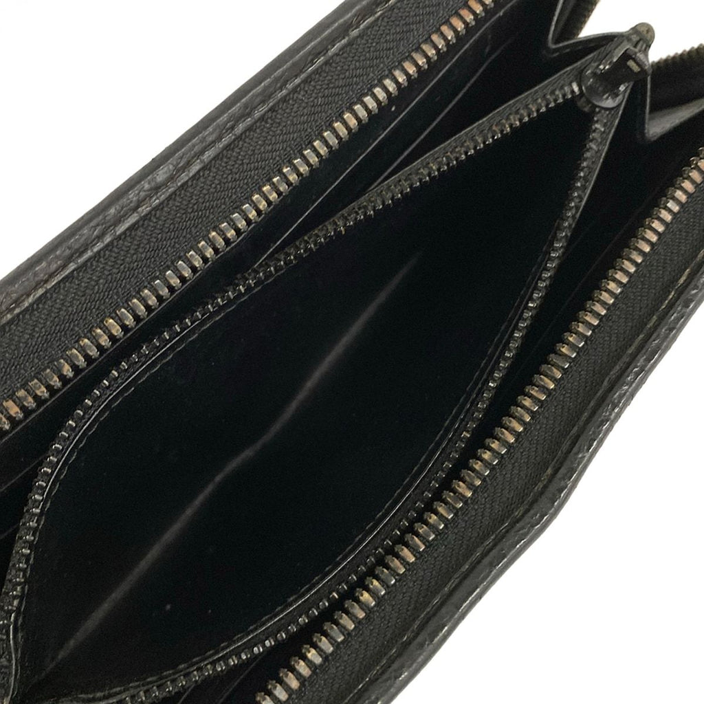 Loewe Wallet Black Zip Around Leather — view 4