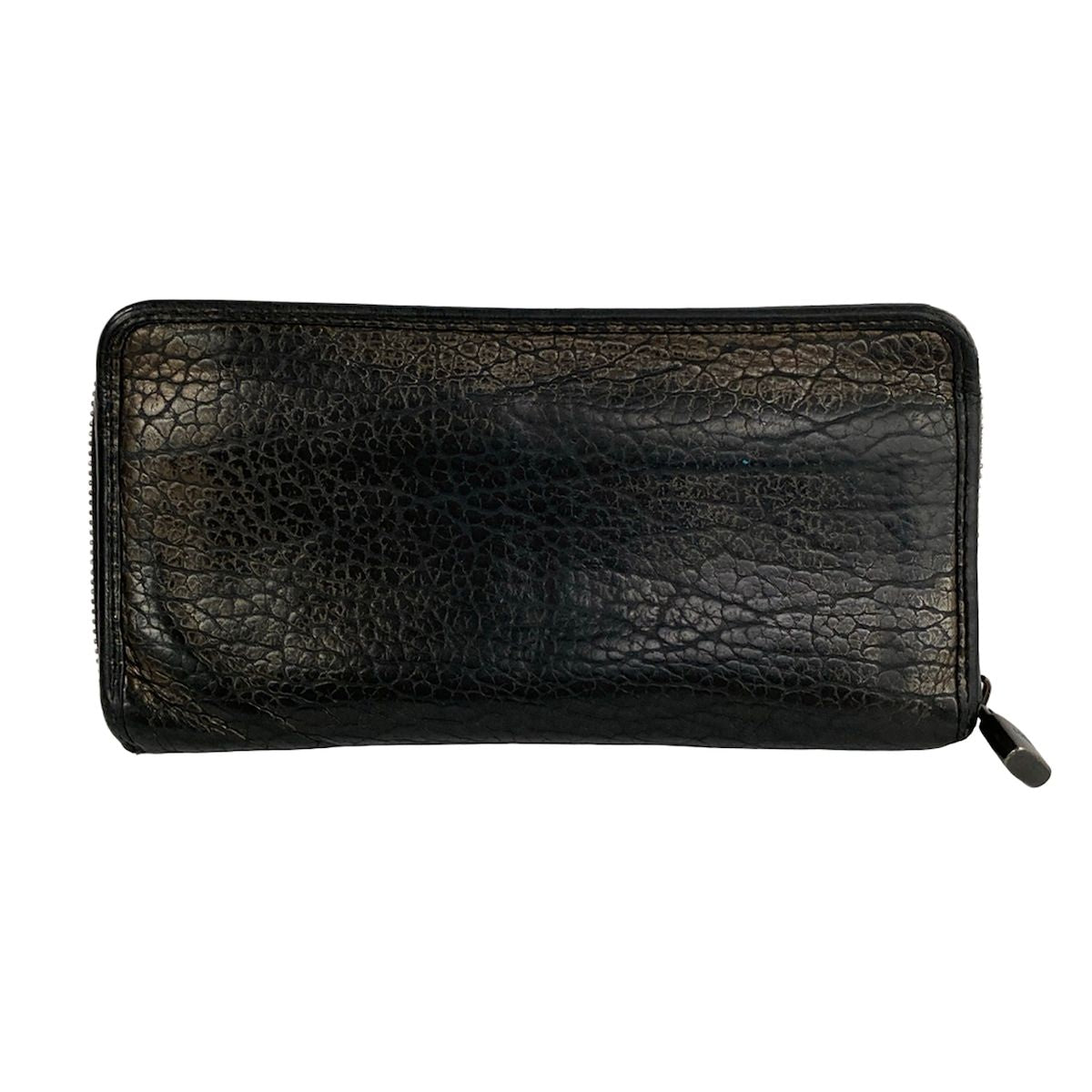 Loewe Wallet Black Zip Around Leather — view 2