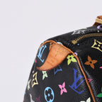 Louis Vuitton Speedy 30 Handbag Monogram Multicolor Black Gold Takashi Murakami — view 5
