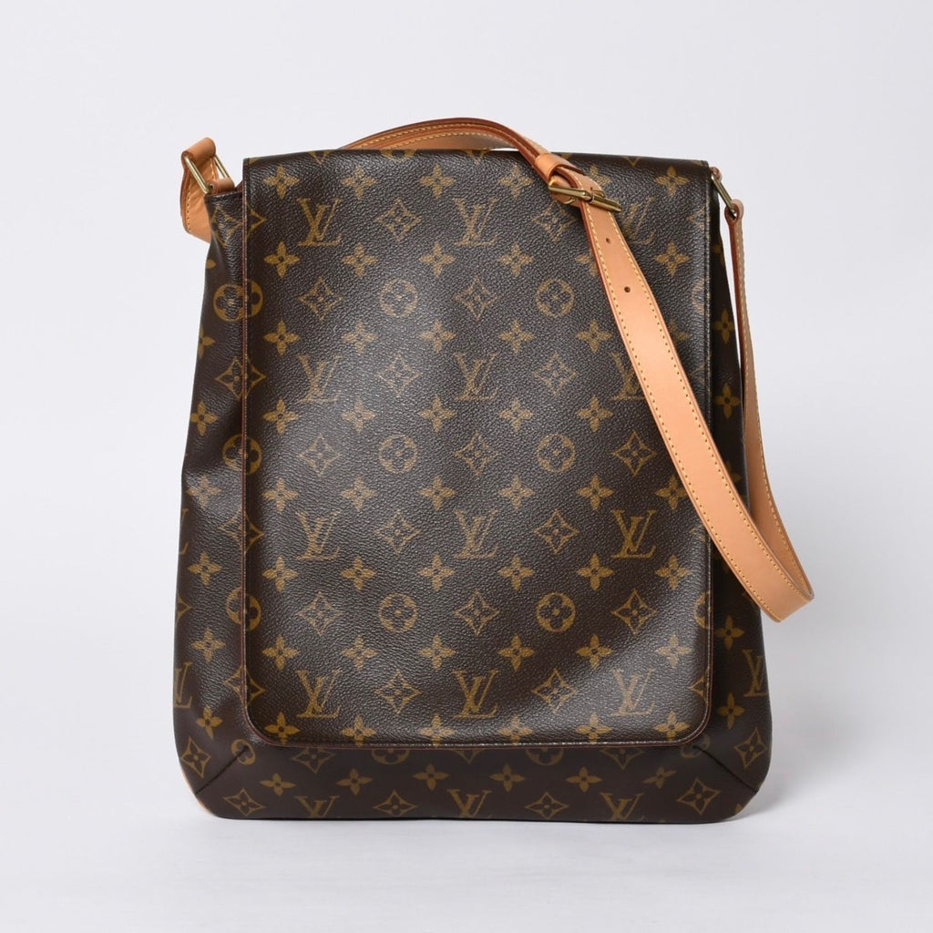 Louis Vuitton Monogram Musette Salsa Shoulder Bag Brown Vachetta Leather
