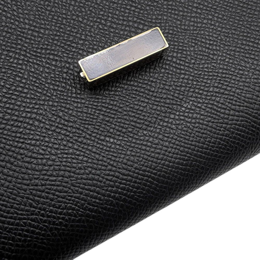 Hermes Wallet Chaine D'ancre to Go Black Gold Epsom — view 6