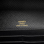 Hermes Wallet Chaine D'ancre to Go Black Gold Epsom — view 9