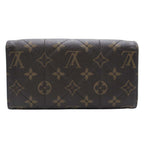Louis Vuitton Monogram Etoile Portefeuille Sarah Wallet Quilted Brown — view 2