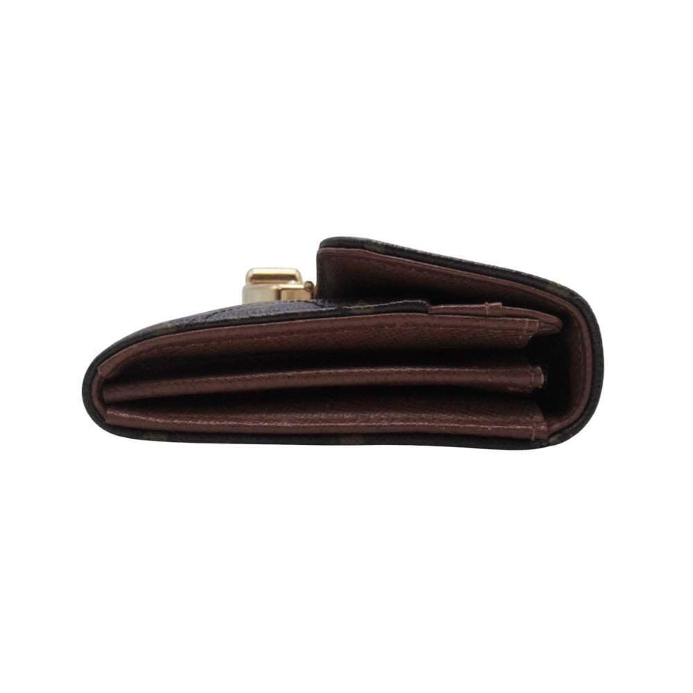 Louis Vuitton Monogram Etoile Portefeuille Sarah Wallet Quilted Brown — view 4