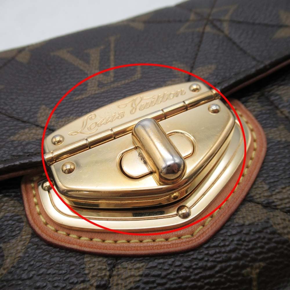 Louis Vuitton Monogram Etoile Portefeuille Sarah Wallet Quilted Brown — view 7